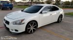 Perfectly Cleaned White Nissan Maxima Car