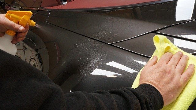 Wipe Down to remove excess polish