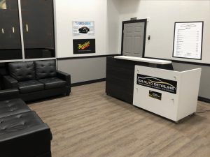 Customer Waiting Area at San Antonio Auto Detailing, LLC