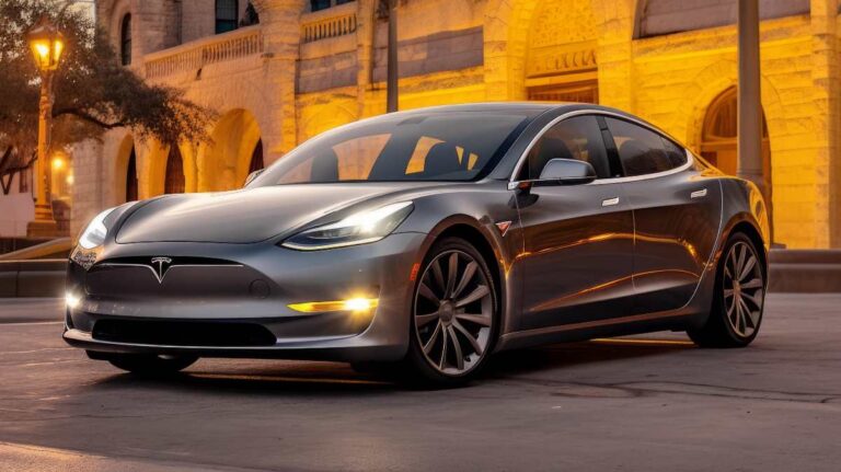 Silver 2022 Tesla Model S with Full Paint and Interior Ceramic Coating Applied for a Sleek and Protective Finish
