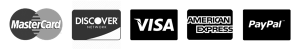 Credit Card Logo - Mastercard, Discover, Visa, American Express, Paypal